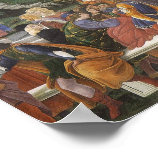 Christ-Tempel von Botticelli - Poster (Ecke)