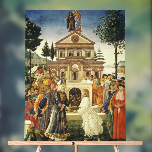 Christ-Tempel von Sandro Botticelli Acrylschild (Neutral)