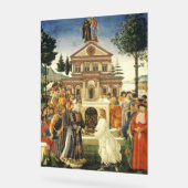 Christ-Tempel von Sandro Botticelli Acrylschild (Winkel)