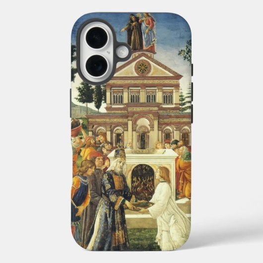 Christ-Tempel von Sandro Botticelli Case-Mate iPhone Hülle (Rückseite)