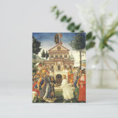 Christ-Tempel von Sandro Botticelli Postkarte (Stehend Vorderseite)