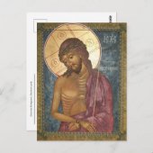 Christ the Bridegroom Sacrificial Kingicon Postkarte (Vorne/Hinten)