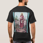 Christ The Good Shepherd Bernhard Plockhorst 1878 T-Shirt (Rückseite)