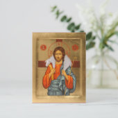 Christ the Good Shepherd Orthodox Christlich Icon Postkarte (Stehend Vorderseite)