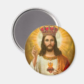 Christ The King - Bild Magnet (Vorderseite/Rückseite)