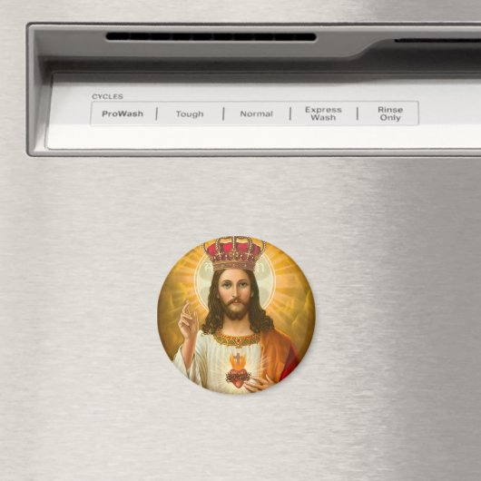 Christ The King - Bild Magnet (In Situ (Geschirrspüler))