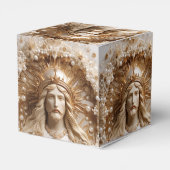 Christ the King Gold and Pearls Favor Box Geschenkschachtel (Rückseite)