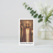 Christ the King Prayer Card Telefonnummerkarte (Stehend Vorderseite)