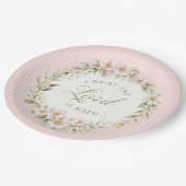 Christ the Lord is Risen | Spring Flowers Pappteller (Schrägansicht)