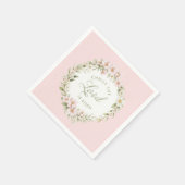 Christ the Lord is Risen | Spring Flowers Serviette (Ecke)