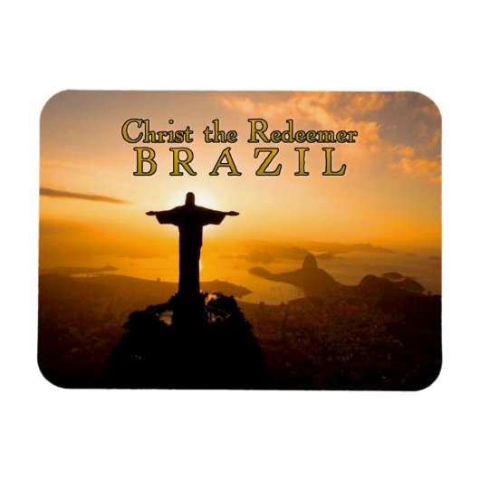 Christ the Redeemer Brasilien Magnet (Horizontal)