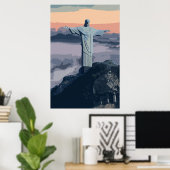 Christ The Redeemer Brasilien Rio Poster (Heimbüro)