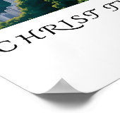 Christ the Redeemer Brazil Wall Art, Rio City art Poster (Ecke)