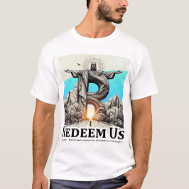 Christ the Redeemer: Redeem Us (Psalm 130:7) T-Shirt