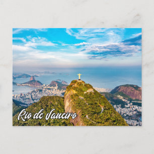 Christ The Redeemer, Rio de Janeiro, Brasilien Feiertagspostkarte