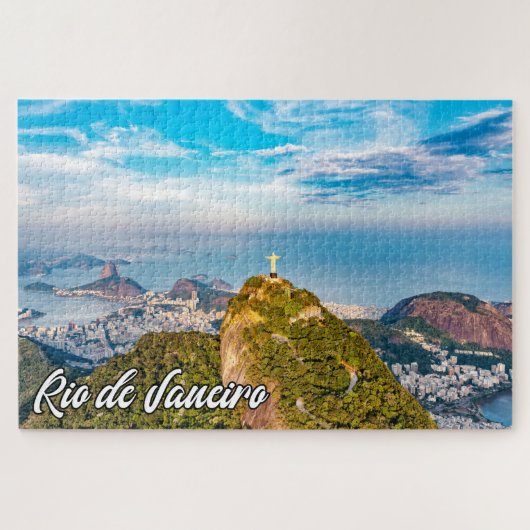 Christ The Redeemer, Rio de Janeiro, Brasilien Puzzle (Horizontal)