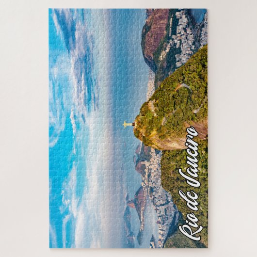 Christ The Redeemer, Rio de Janeiro, Brasilien Puzzle (Vertikal)