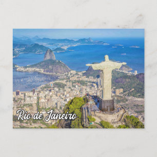 Christ The Redeemer, Rio de Janeiro Feiertagspostkarte