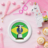 Christ The Redeemer Rio De Janero Pappteller (Party)