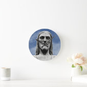 Christ the Redeemer Runde Wanduhr (Zuhause)
