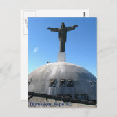 Christ the Redeemer statue, Dominikanische Republi Postkarte (Vorne/Hinten)