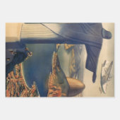 Christ the Redeemer Statue, Rio De Janeiro, Brasil Geschenkpapier Set (Vorderseite 3)