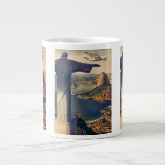 Christ the Redeemer Statue, Rio De Janeiro, Brasil Jumbo-Tasse (Vorderseite)