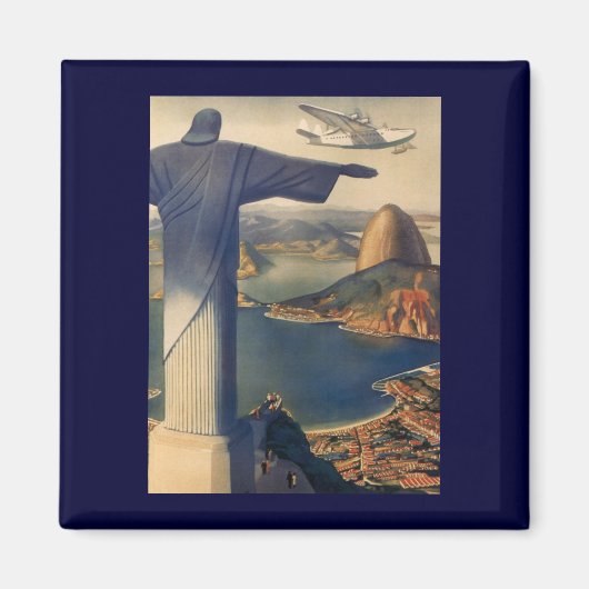 Christ the Redeemer Statue, Rio De Janeiro, Brasil Magnet (Vorne)