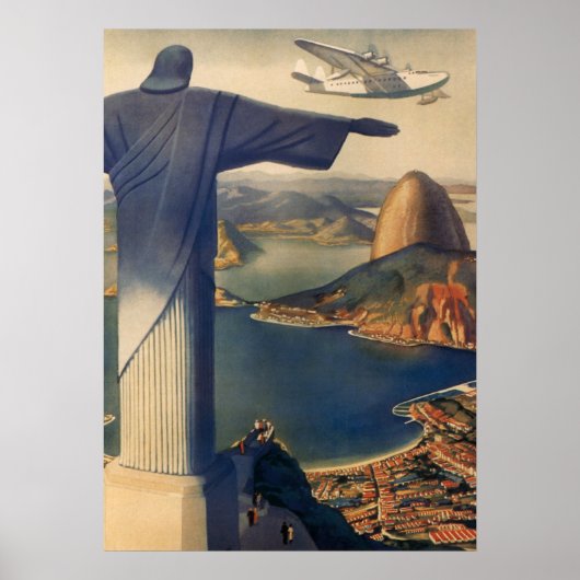 Christ the Redeemer Statue, Rio De Janeiro, Brasil Poster (Vorne)