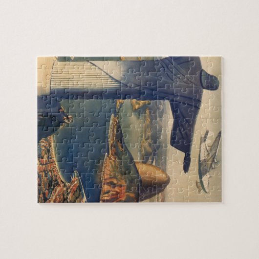 Christ the Redeemer Statue, Rio De Janeiro, Brasil Puzzle (Horizontal)