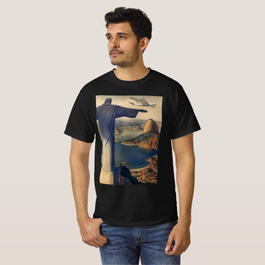 Christ the Redeemer Statue, Rio De Janeiro, Brasil T-Shirt (Vorne ganz)