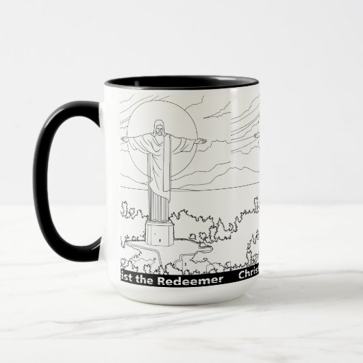 Christ the Redeemer Tasse (Transparent) (Links)