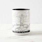 Christ the Redeemer Tasse (Transparent) (Zentrum)