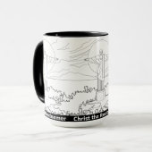 Christ the Redeemer Tasse (Transparent) (Vorderseite Links)