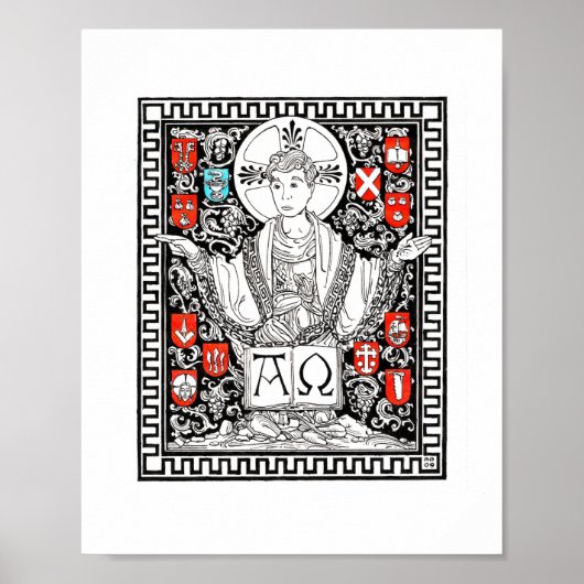 Christ the Vine 8" x 10" Print Poster (Vorne)