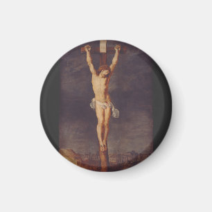 Christ tot auf dem Kreuz von Peter Paul Rubens Magnet