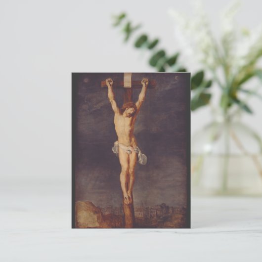 Christ tot auf dem Kreuz von Peter Paul Rubens Postkarte (Stehend Vorderseite)