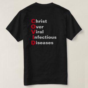 Christ über COVID T - Shirt