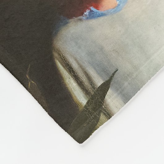 Christ und das junge Kind von Carl Heinrich Bloch Fleecedecke (Ecke)