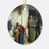 Christ und die Kinder von Carl Bloch Keramik Ornament (Links)
