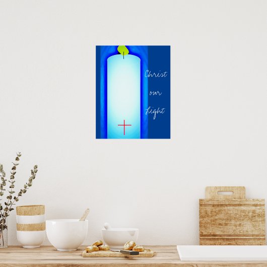 CHRIST UNSER LICHT POSTER (Küche)