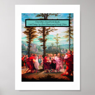 Christ verabschiedet sich poster