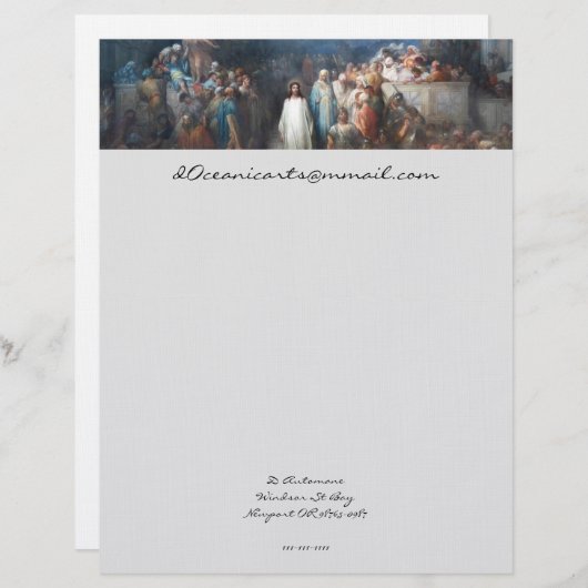 Christ Verlassend Praetorium Briefkopf (Vorne/Hinten)