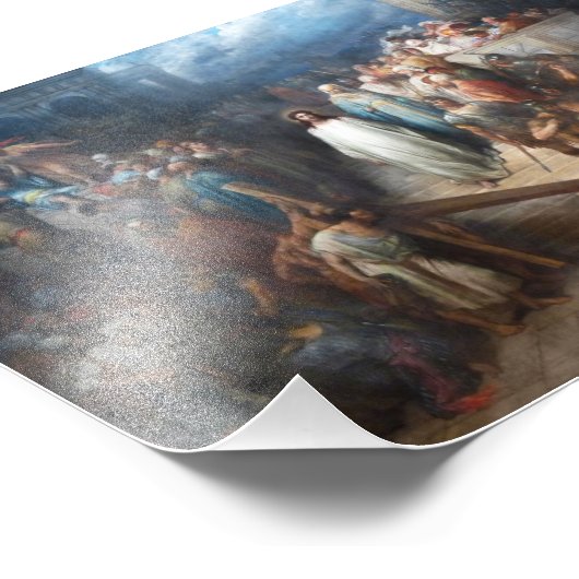 Christ Verlassend Praetorium Fotodruck (Ecke)