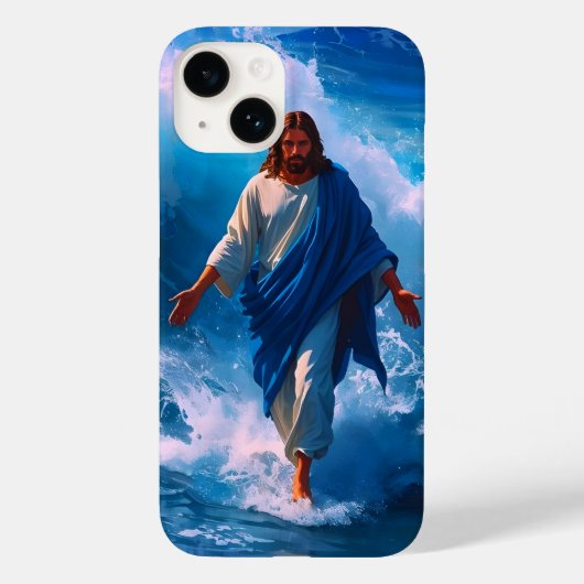 Christ Walks auf Wasser iPhone Gehäuse Case-Mate iPhone Hülle (Rückseite)
