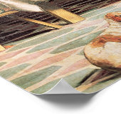 Christ Washing the Feet of the Jünger Poster (Ecke)