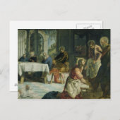 Christ Washing the Jünger' Feet, c.1547 Postkarte (Vorne/Hinten)