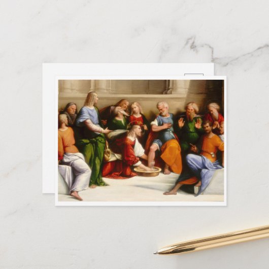 Christ Washing the Jüngerfühl, Garofalo Postkarte (Vorderseite/Rückseite Beispiel)