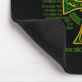 Christ With Me Celtic Cross St. Patrick Breastplat Mousepad (Ecke)