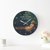 Christ, würdest du dir die Time Funny ansehen? Große Wanduhr (Zuhause)